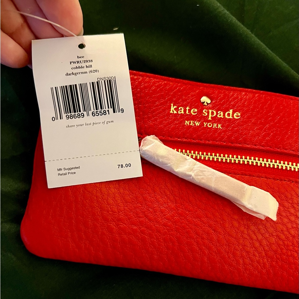 Kate Spade Vibrant Red Wristlet